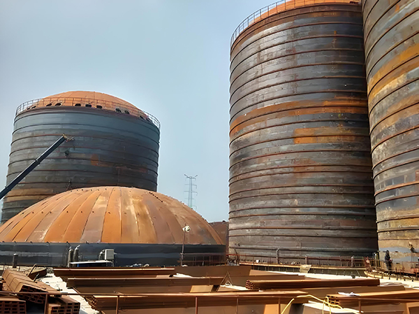 盐边焦粉钢板仓